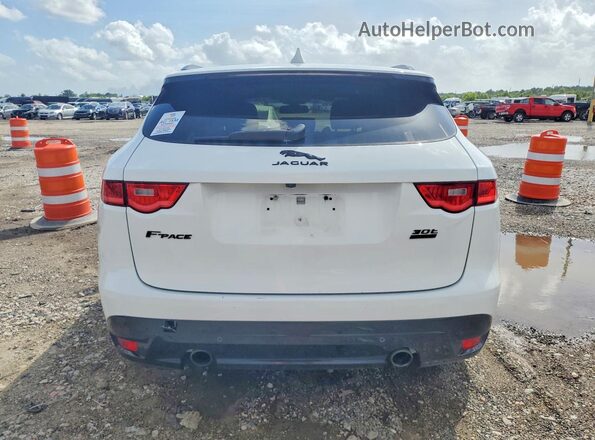 SADCL2GX0JA279954 2018 JAGUAR F-PACE Белый Вид сзади