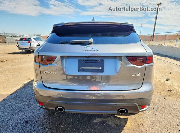 SADCL2GX1KA398839 2019 JAGUAR F-PACE Серый Вид сзади