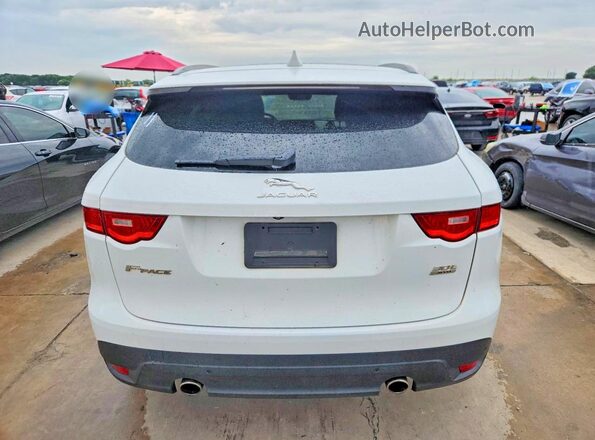 SADCL2GX5KA353175 2019 JAGUAR F-PACE White Widok z tyłu