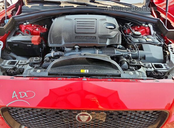 SADCL2GX8LA627308 2020 JAGUAR F-PACE Red Вид задньої частини салону