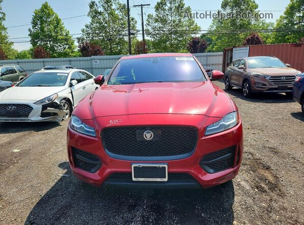 SADCL2GX8LA627308 2020 JAGUAR F-PACE Red Вид спереду