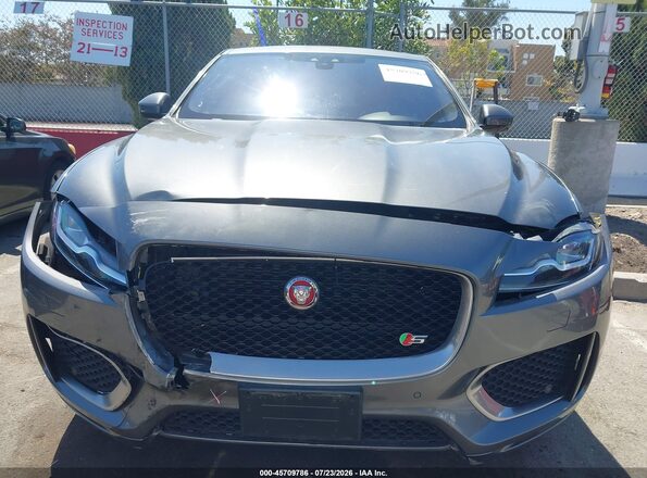 SADCM2BV1HA069599 2017 JAGUAR F-PACE Gray ხელსაწყოთა პანელის ხედი
