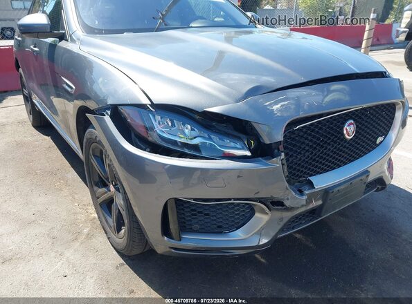 SADCM2BV1HA069599 2017 JAGUAR F-PACE Gray წინა ხედი