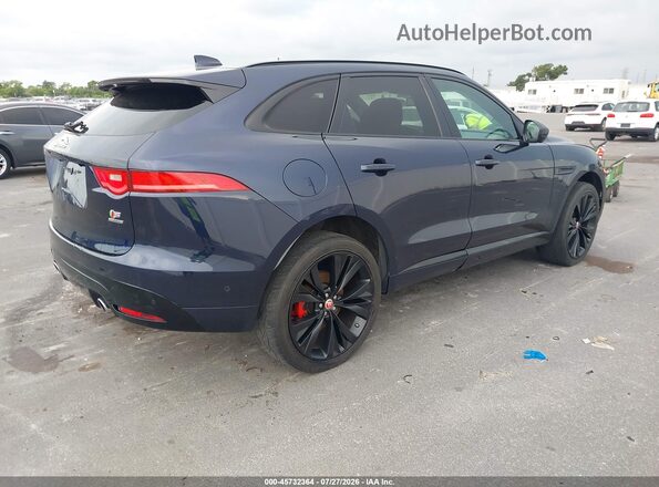 SADCM2BV5HA081142 2017 JAGUAR F-PACE Синий Задняя правая четверть