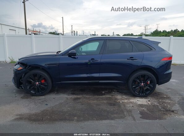 SADCM2BV5HA081142 2017 JAGUAR F-PACE Синий Панорамный вид салона 360°