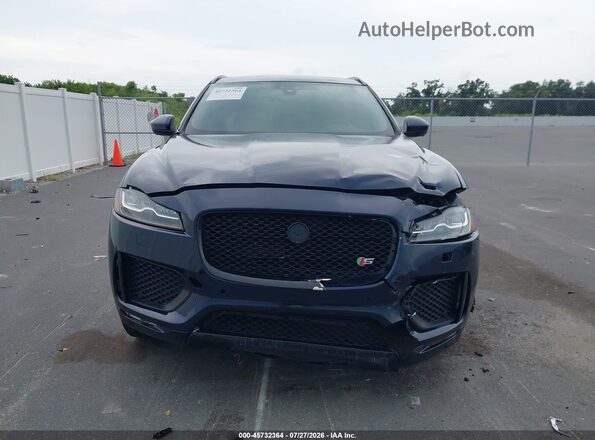 SADCM2BV5HA081142 2017 JAGUAR F-PACE Синий Вид щитка приборов