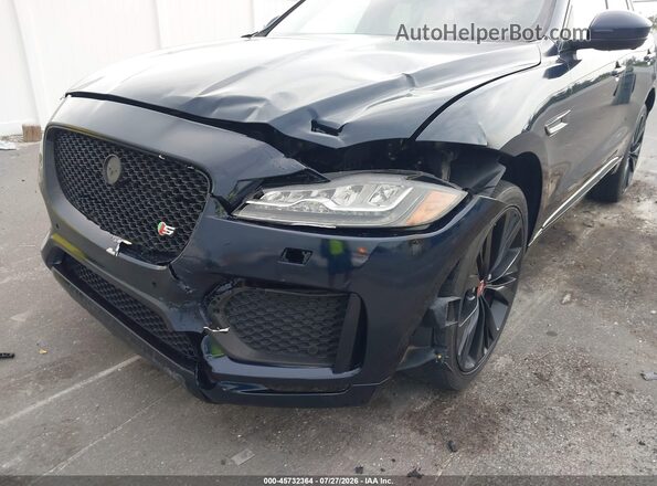 SADCM2BV5HA081142 2017 JAGUAR F-PACE Синий Вид спереди