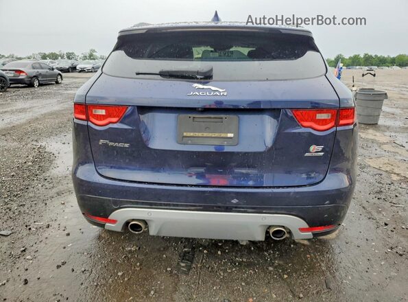 SADCM2BV9HA499266 2017 JAGUAR F-PACE Blue Հետևի տեսք