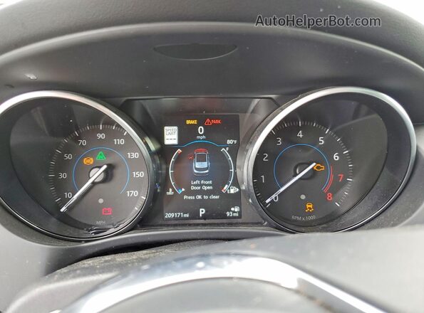 SADCM2BV9HA499266 2017 JAGUAR F-PACE Blue Սարքավորումների վահանակի տեսք