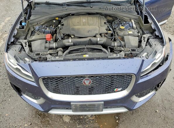 SADCM2BV9HA499266 2017 JAGUAR F-PACE Blue Շարժիչի բաժամունքի տեսք