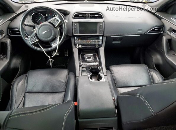 SADCM2BV9HA499266 2017 JAGUAR F-PACE Blue Առջևի վահանակի տեսք