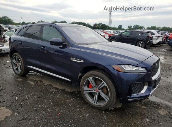 SADCM2BV9HA499266 2017 JAGUAR F-PACE Blue Առջևի աջ