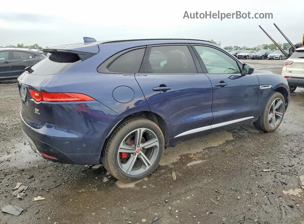 SADCM2BV9HA499266 2017 JAGUAR F-PACE Blue Հետևի աջ
