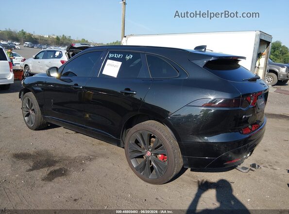 SADCM2FV2JA351167 2018 JAGUAR F-PACE Black Հետևի ձախ