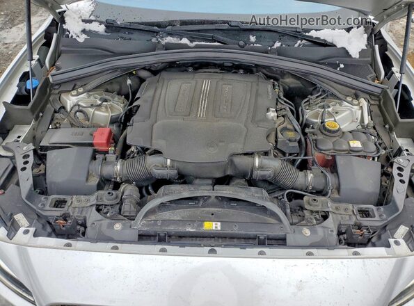 SADCM2FV2KA610046 2019 JAGUAR F-PACE Silver Vista del compartimento del motor
