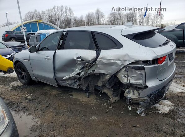 SADCM2FV2KA610046 2019 JAGUAR F-PACE Silver Trasero izquierdo