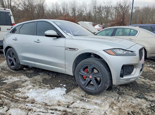 SADCM2FV2KA610046 2019 JAGUAR F-PACE Silver Delantero derecho