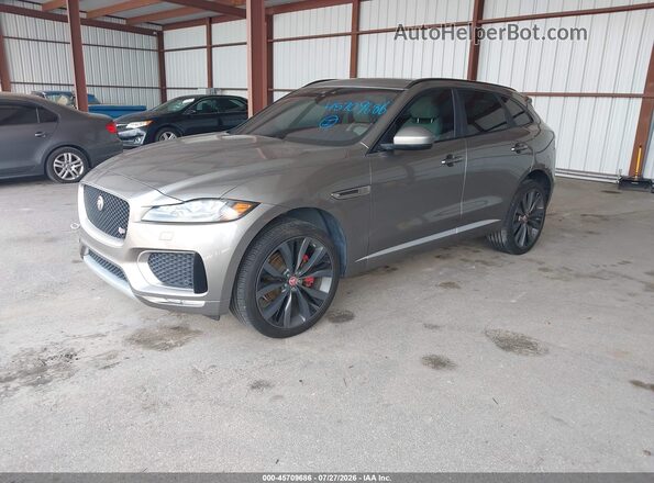 SADCM2FV3JA298706 2018 JAGUAR F-PACE Tan Front left