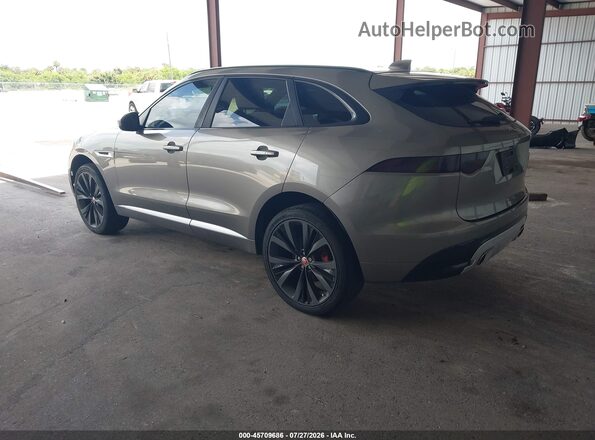 SADCM2FV3JA298706 2018 JAGUAR F-PACE Tan Rear left