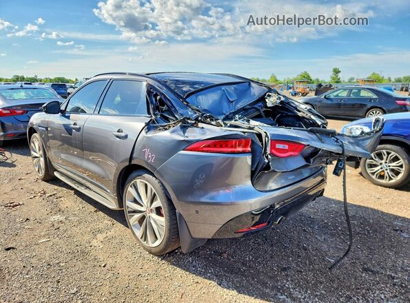 SADCM2FV5JA285634 2018 JAGUAR F-PACE Gray Tył lewy