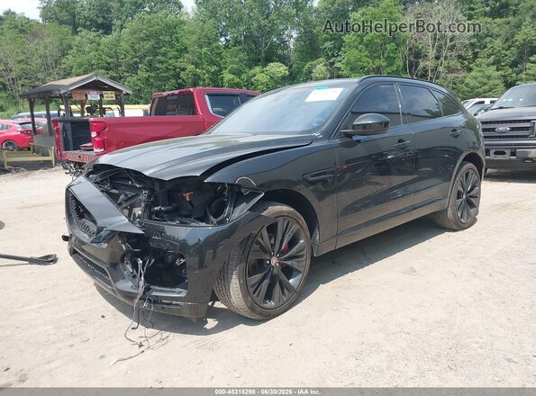 SADCM2FV6JA252951 2018 JAGUAR F-PACE Black Передня ліва чверть