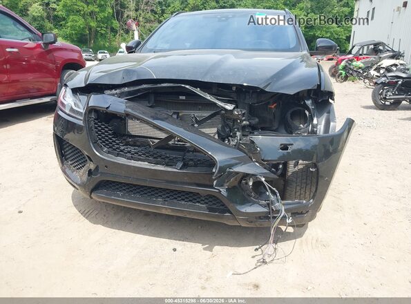 SADCM2FV6JA252951 2018 JAGUAR F-PACE Black Вид спереду