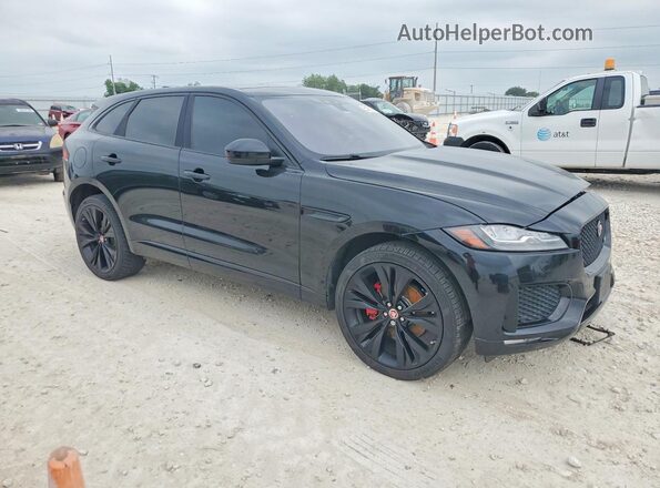 SADCM2FV7JA286784 2018 JAGUAR F-PACE Black Przód prawy