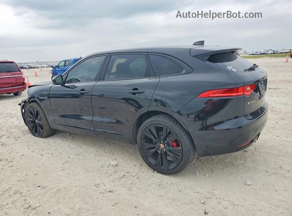 SADCM2FV7JA286784 2018 JAGUAR F-PACE Black Tył lewy