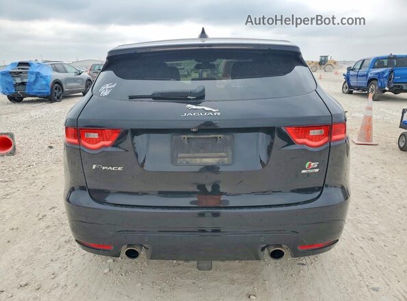 SADCM2FV7JA286784 2018 JAGUAR F-PACE Black Widok z tyłu