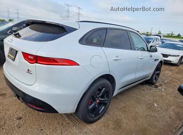 SADCM2FV7JA289460 2018 JAGUAR F-PACE White Trasero derecho