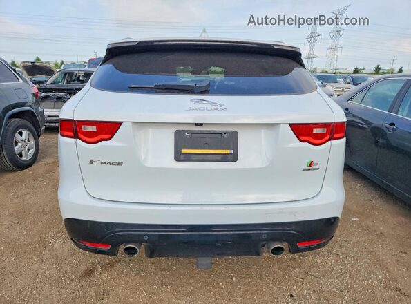 SADCM2FV7JA289460 2018 JAGUAR F-PACE White Vista trasera