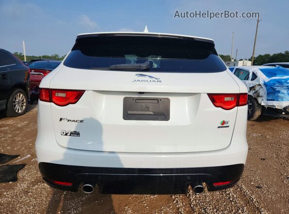 SADCM2FV8KA607040 2019 JAGUAR F-PACE White Вид ззаду