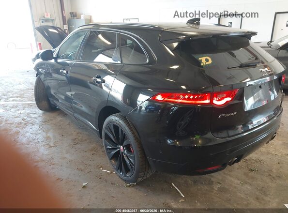 SADCM2FV9JA293784 2018 JAGUAR F-PACE Black Rear left