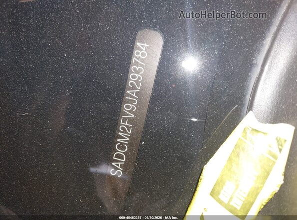 SADCM2FV9JA293784 2018 JAGUAR F-PACE Black Engine compartment view