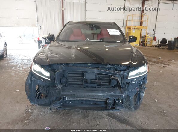 SADCM2FV9JA293784 2018 JAGUAR F-PACE Black Instrument cluster view