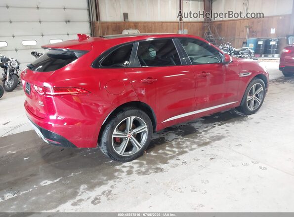 SADCM2FVXKA392776 2019 JAGUAR F-PACE Red Trasero derecho