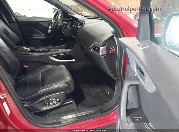 SADCM2FVXKA392776 2019 JAGUAR F-PACE Red Vista interior delantera
