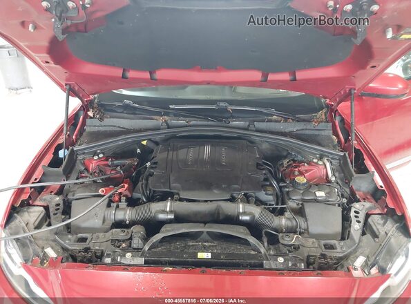 SADCM2FVXKA392776 2019 JAGUAR F-PACE Red Vista trasera