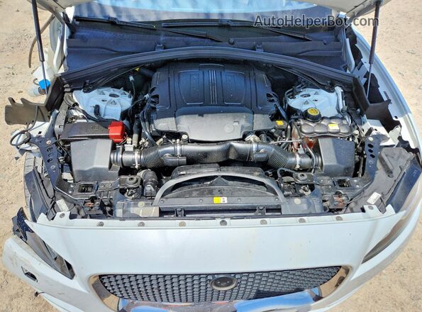 SADCN2EV0JA242365 2018 JAGUAR F-PACE White ძრავის განყოფილების ხედი