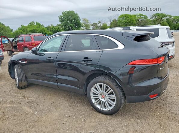 SADCN2GX0KA357662 2019 JAGUAR F-PACE Black Tył lewy