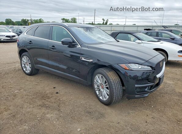 SADCN2GX0KA357662 2019 JAGUAR F-PACE Black Przód prawy
