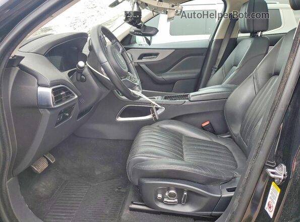 SADCN2GX0KA357662 2019 JAGUAR F-PACE Black Widok wnętrza z przodu