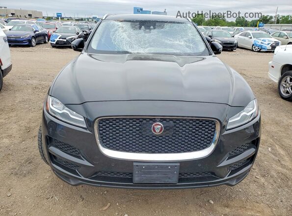 SADCN2GX0KA357662 2019 JAGUAR F-PACE Black Widok z przodu