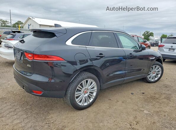 SADCN2GX0KA357662 2019 JAGUAR F-PACE Black Tył prawy