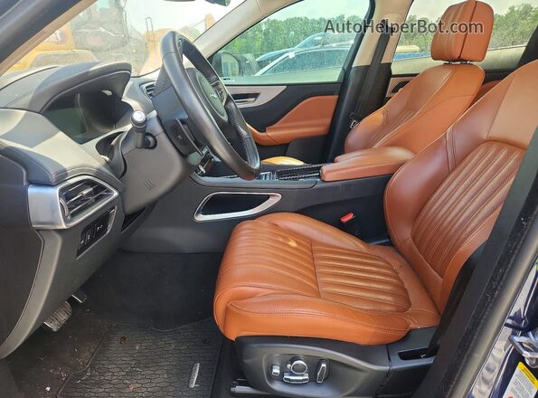 SADCN2GX4KA397811 2019 JAGUAR F-PACE Blue Widok wnętrza z przodu