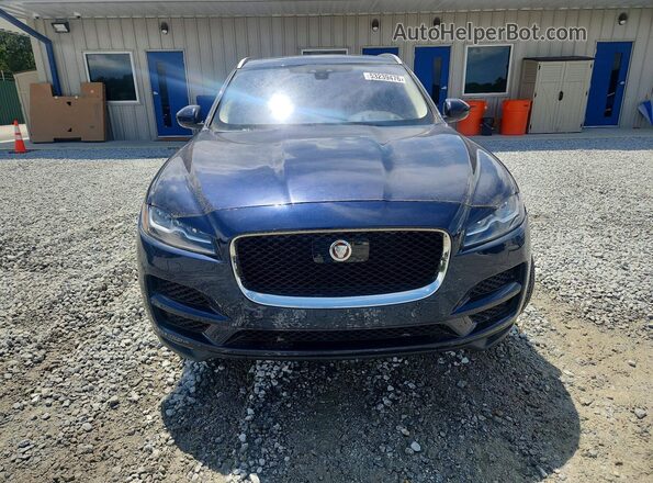 SADCN2GX4KA397811 2019 JAGUAR F-PACE Blue Widok z przodu
