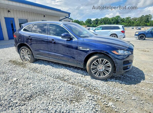 SADCN2GX4KA397811 2019 JAGUAR F-PACE Blue Przód prawy