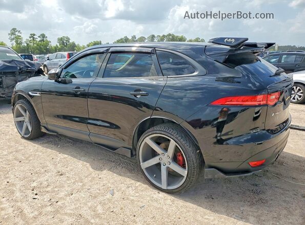 SADCS2BVXHA496429 2017 JAGUAR F-PACE Черный Задняя левая четверть