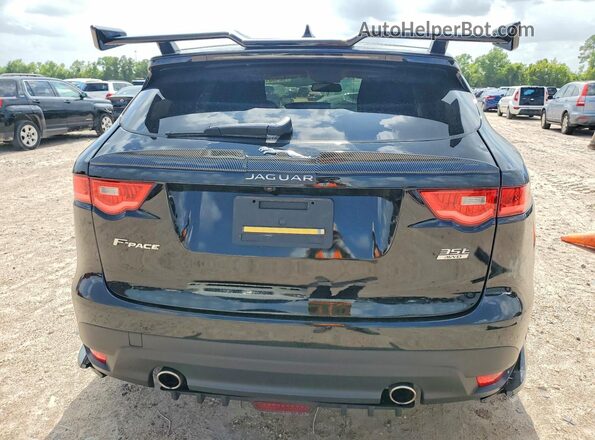 SADCS2BVXHA496429 2017 JAGUAR F-PACE Черный Вид сзади