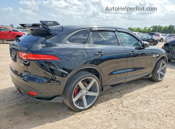 SADCS2BVXHA496429 2017 JAGUAR F-PACE Черный Задняя правая четверть